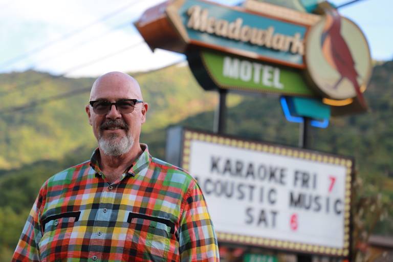 Meadowlark Motel Maggie Valley NC Click image of the Front Joseph Franklyn McElroy